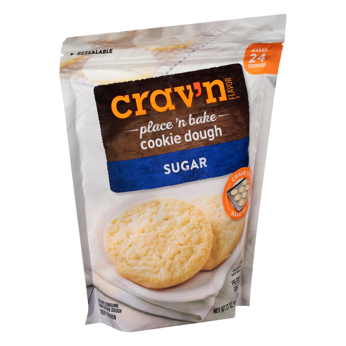 slide 12 of 14, Crav'n Flavor Cravn Sugar 24Ct Cookie, 27 oz