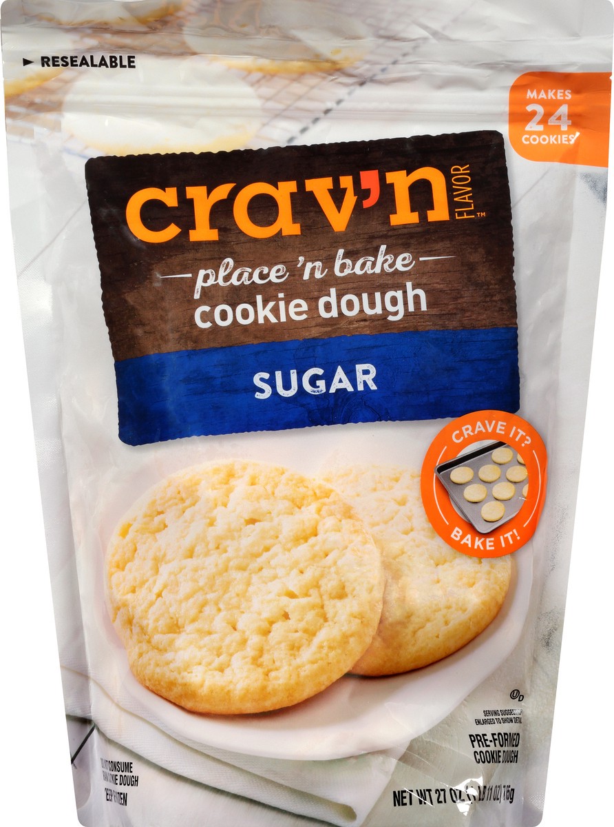 slide 5 of 14, Crav'n Flavor Cravn Sugar 24Ct Cookie, 27 oz