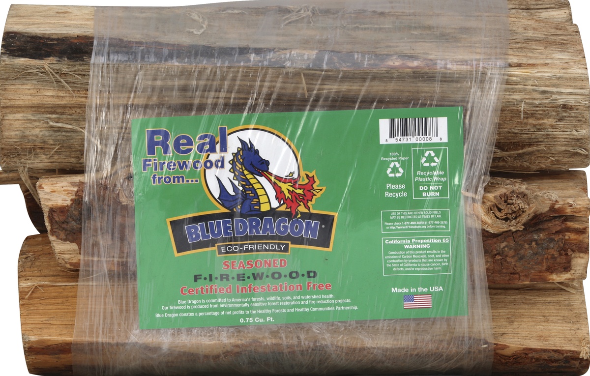 slide 2 of 2, Blue Dragon Firewood Bundle Seasoned, 1 ct