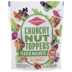 Diamond of California Crunchy Glazed Walnuts Nut Toppers - 3.5 oz