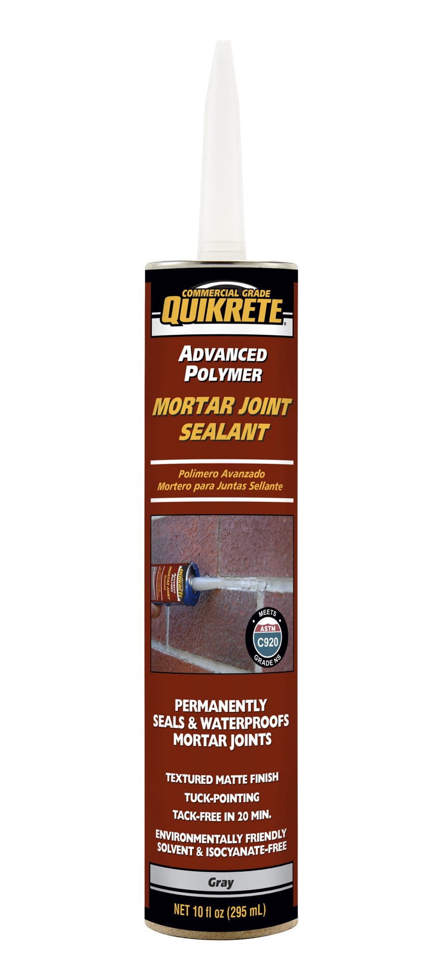slide 1 of 4, QUIKRETE Advanced Polymer Mortar Joint 10 -oz Mortar Concrete Joint repair, 1 ct