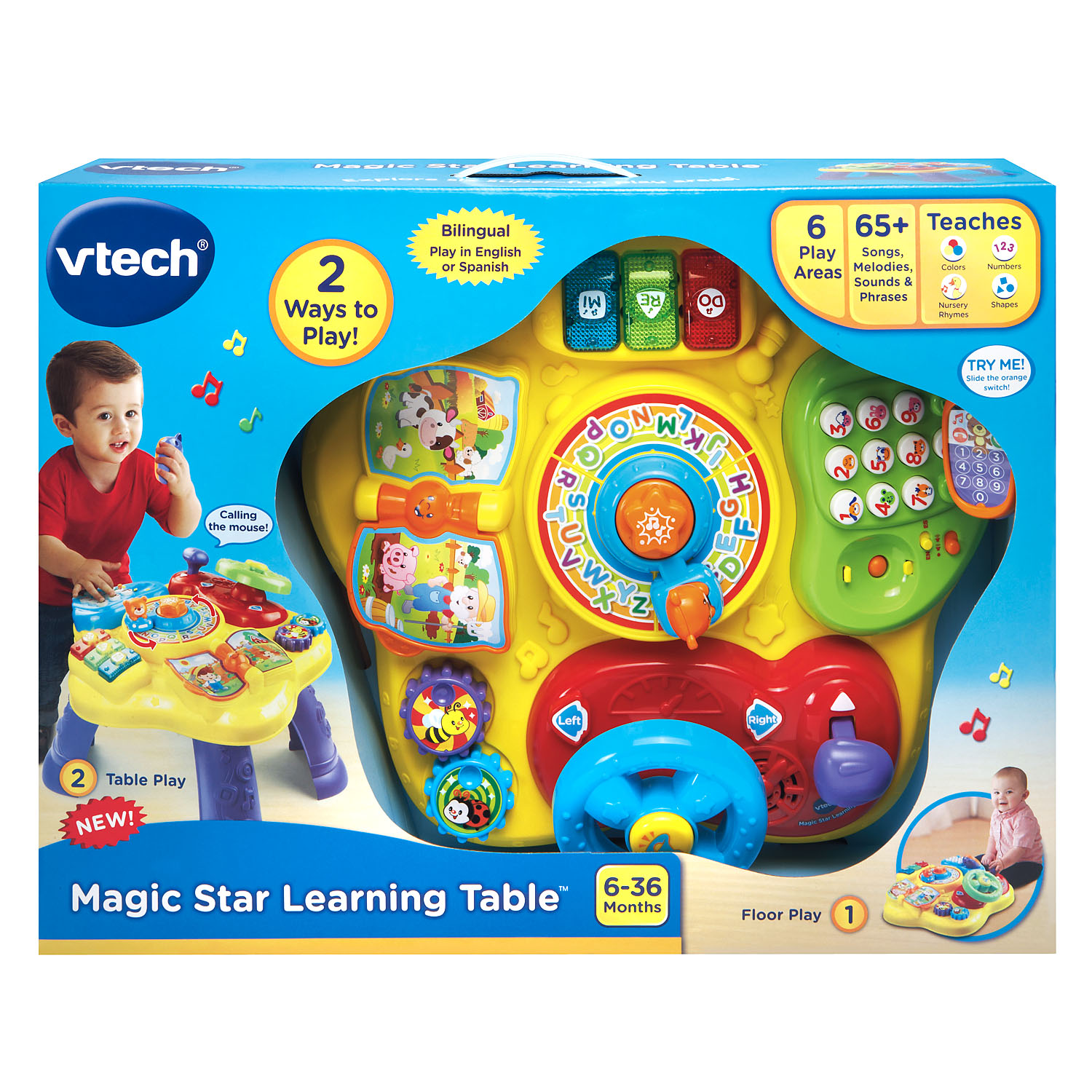 slide 1 of 2, VTech Magic Star Table, 1 ct