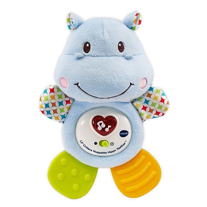 slide 1 of 4, VTech Lil Critters Huggable Hippo Teether, 1 ct