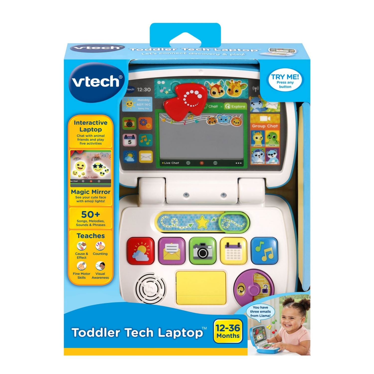 slide 2 of 2, VTech Toddler Tech Laptop, 1 ct