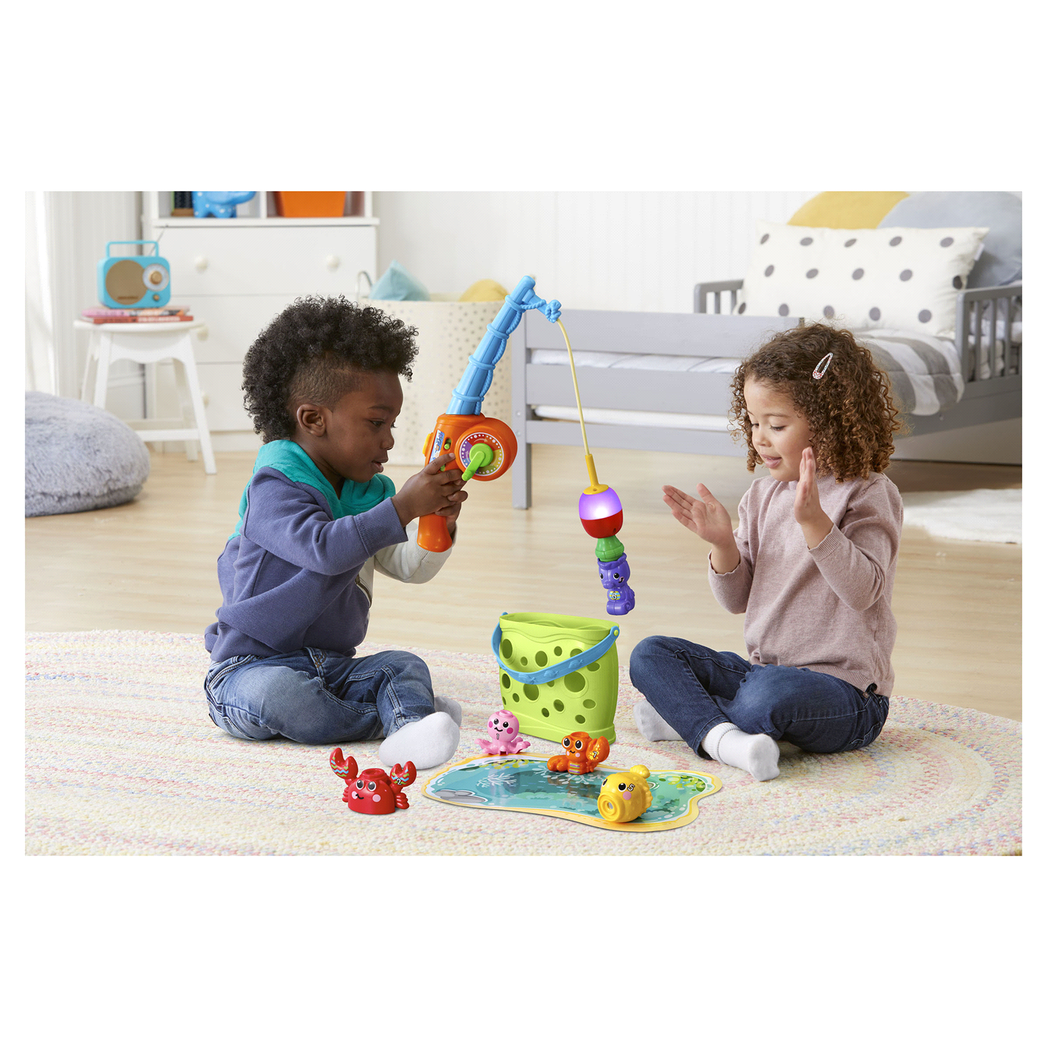 slide 2 of 2, VTech Jiggle & Giggle Fishing Set, 1 ct