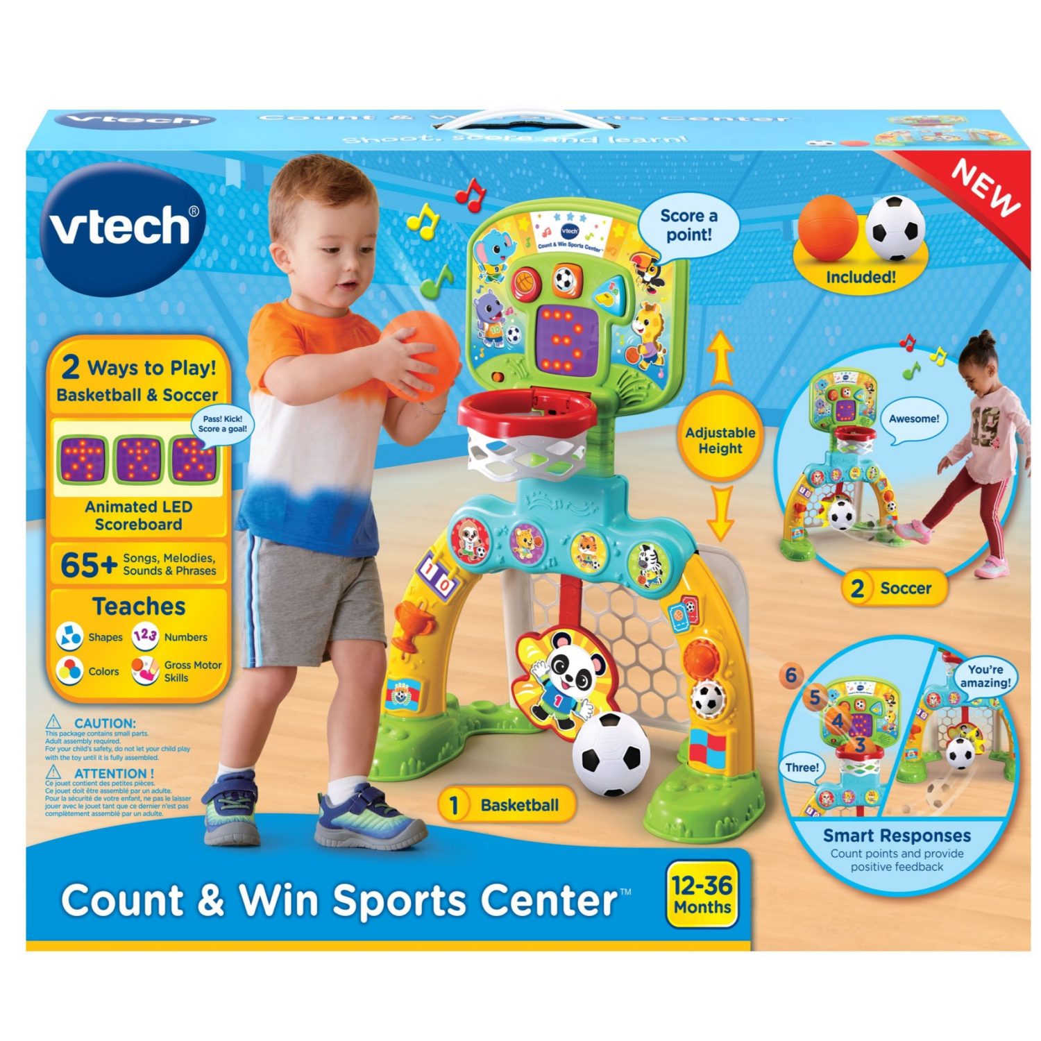 slide 2 of 2, VTech Smart Shots Sports Center, 1 ct