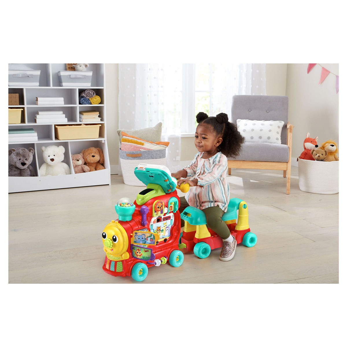 slide 3 of 5, VTech 4-in-1 Learning Letters Train, 1 ct
