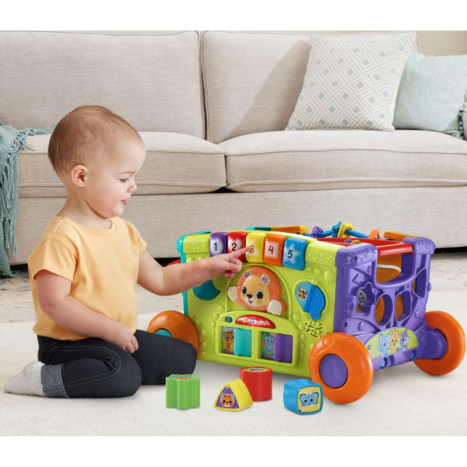 slide 5 of 5, Vtech Sort & Discover Wagon, 1 ct
