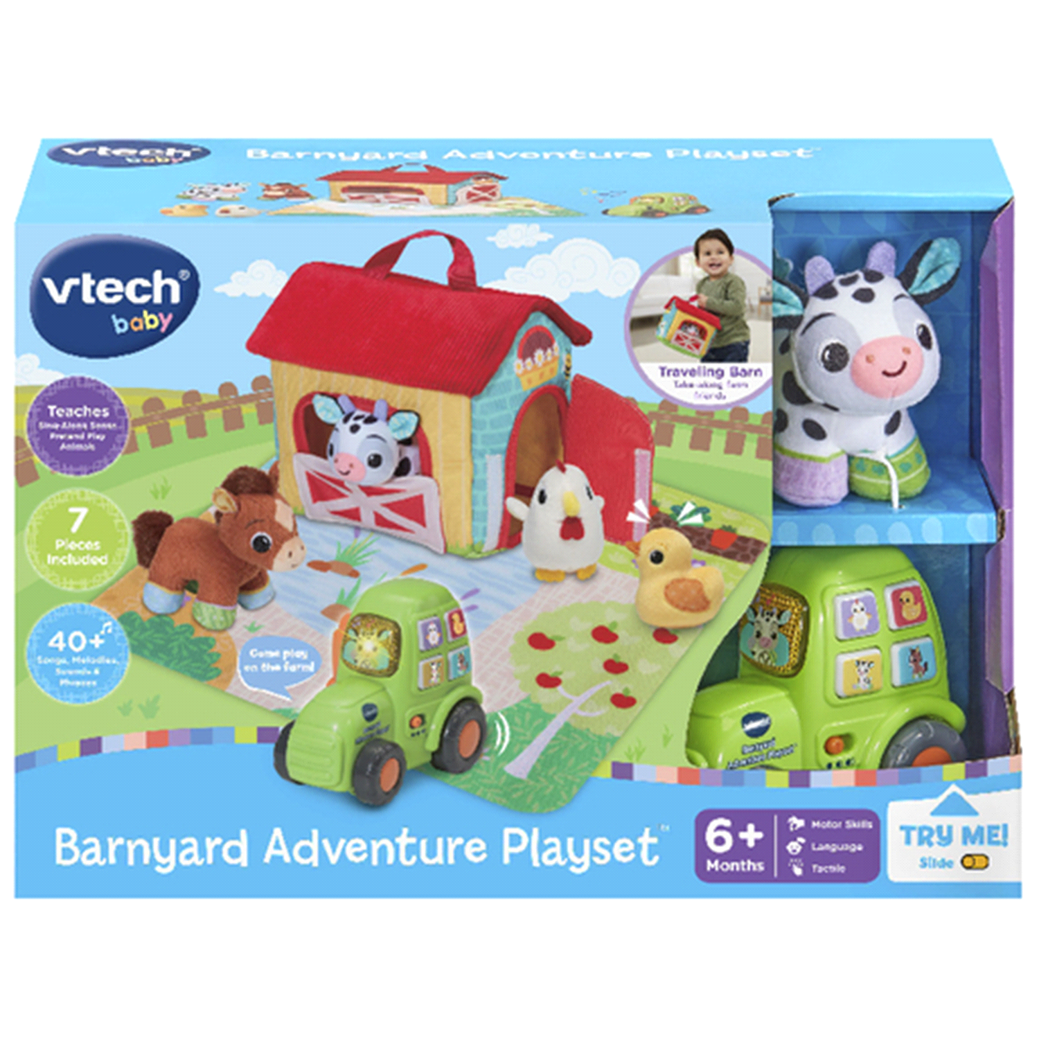 slide 1 of 3, Vtech Baby Barnyard Adventure Playset 80-574600, 1 ct
