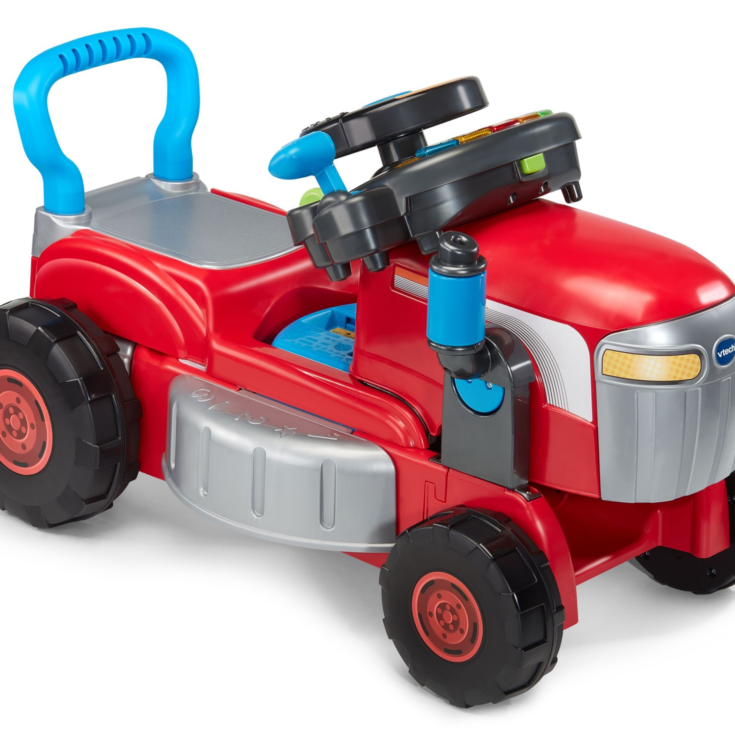 slide 4 of 5, VTech Get Growing Tractor & Mower Ride-On, 1 ct