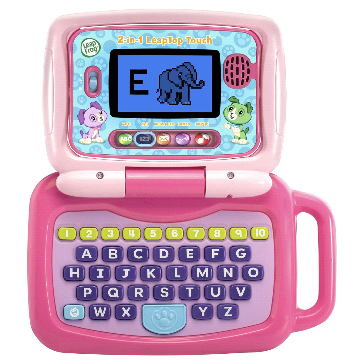 slide 3 of 5, LeapFrog 2-in-1 LeapTop Touch - Pink, 1 ct