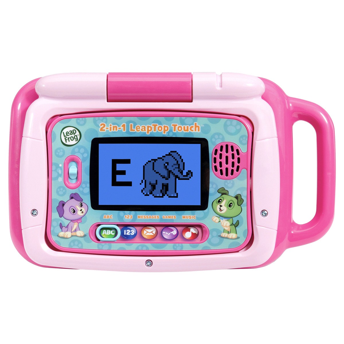 slide 4 of 5, LeapFrog 2-in-1 LeapTop Touch - Pink, 1 ct