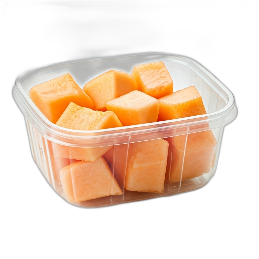 slide 1 of 1, Stop & Shop Cantaloupe Chunks Family Pack, 1 ct
