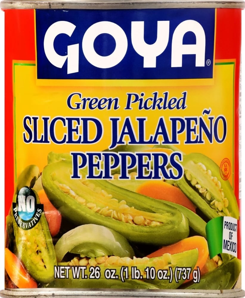 slide 1 of 1, Goya Sliced Jalapeno Peppers, 26 oz