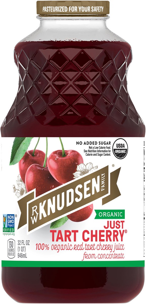 slide 9 of 12, R.W. Knudsen Organic Just Tart Cherry Juice, 32 fl oz