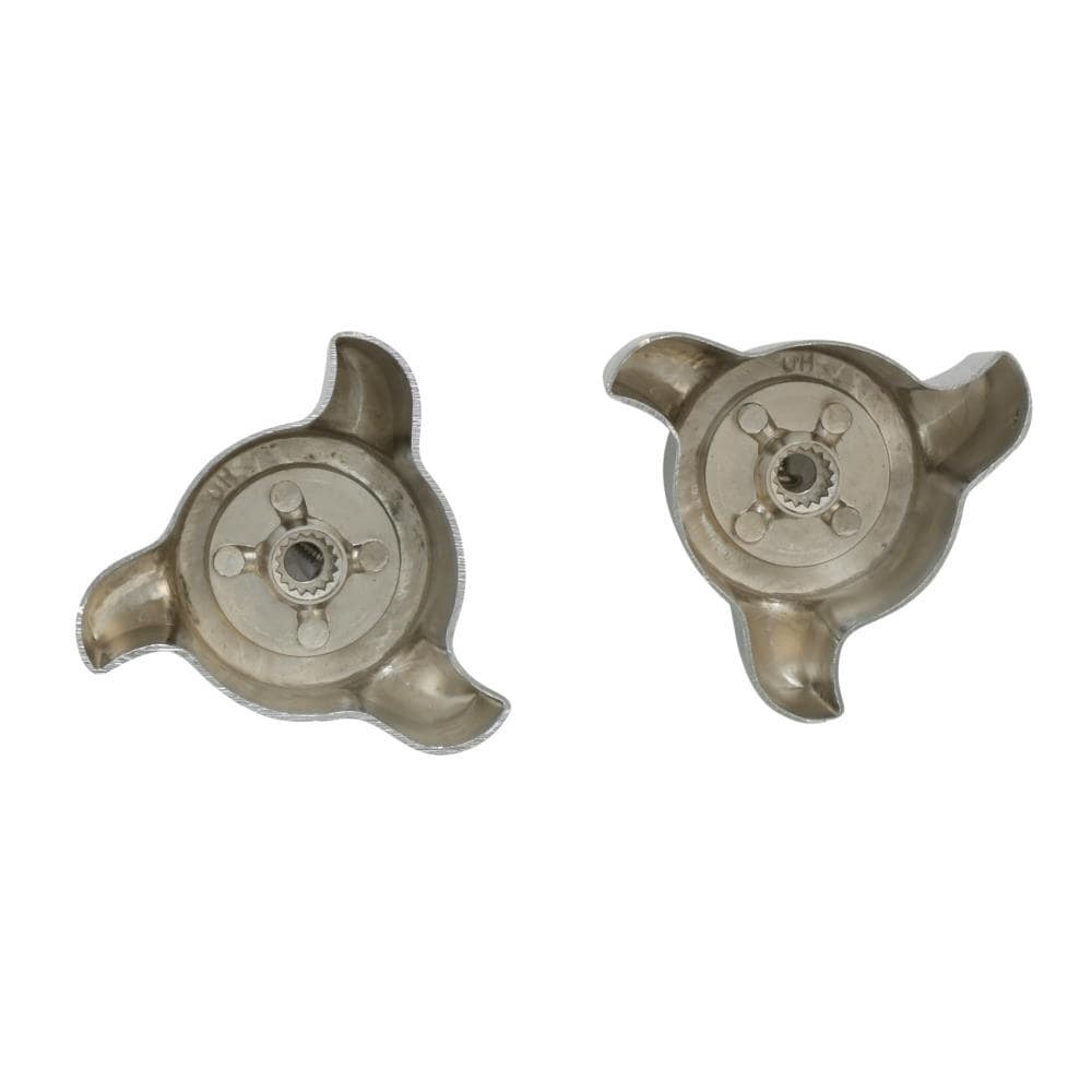 slide 2 of 4, Danco Chrome 2-Handle Knob Bathroom Sink Faucet Handle 2-Pack, 1 ct