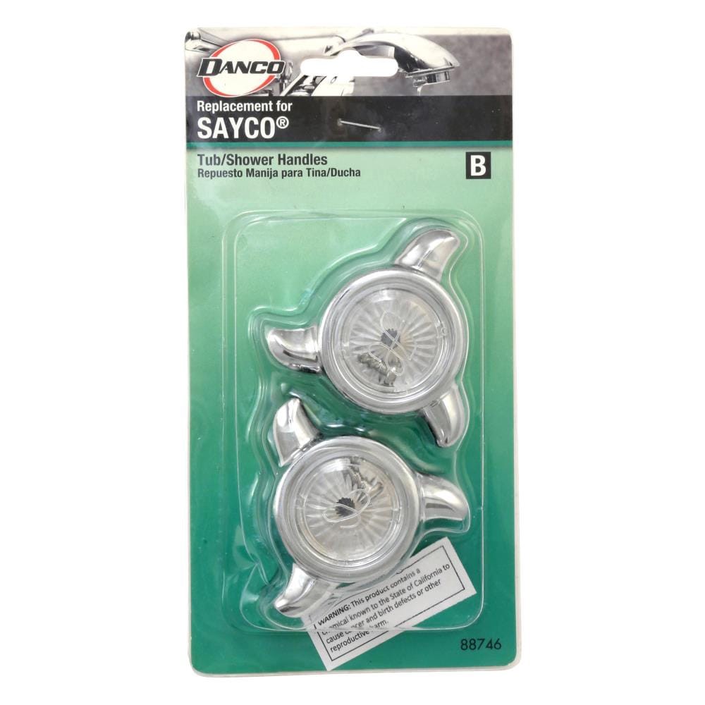 slide 4 of 4, Danco Chrome 2-Handle Knob Bathroom Sink Faucet Handle 2-Pack, 1 ct