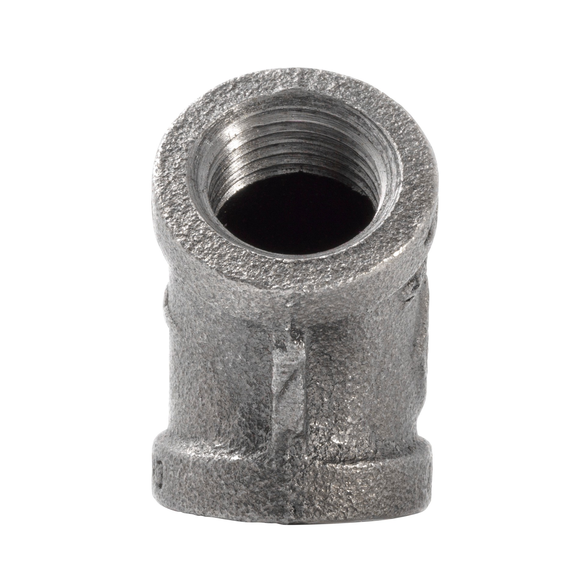 slide 3 of 5, RELIABILT 1/2-in 45 Black Iron Elbow Fitting, 1 ct