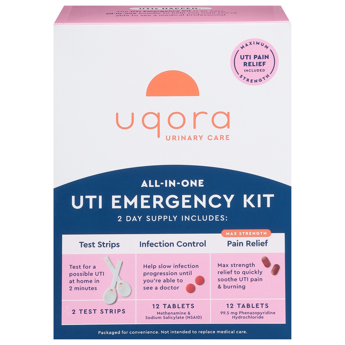 slide 9 of 14, Uqora UTI All-in-One UTI Emergency Kit 1 ea, 1 ct