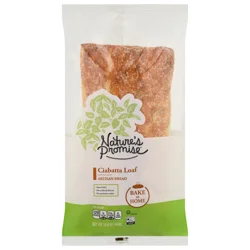Nature's Promise Bake at Home Ciabatta Loaf Artisan Bread