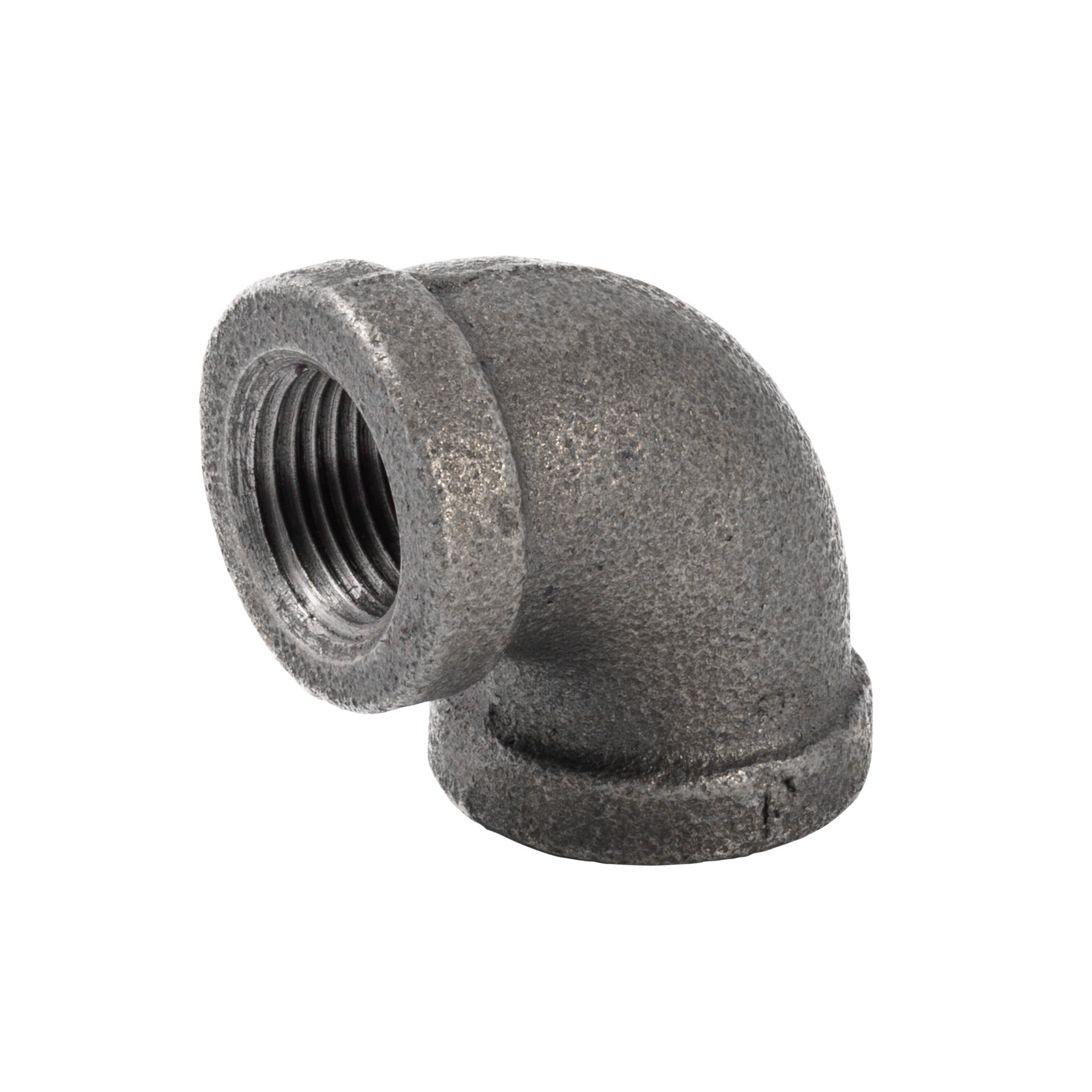 slide 1 of 5, RELIABILT 3/8-in 90 Black Iron Elbow Fitting, 1 ct