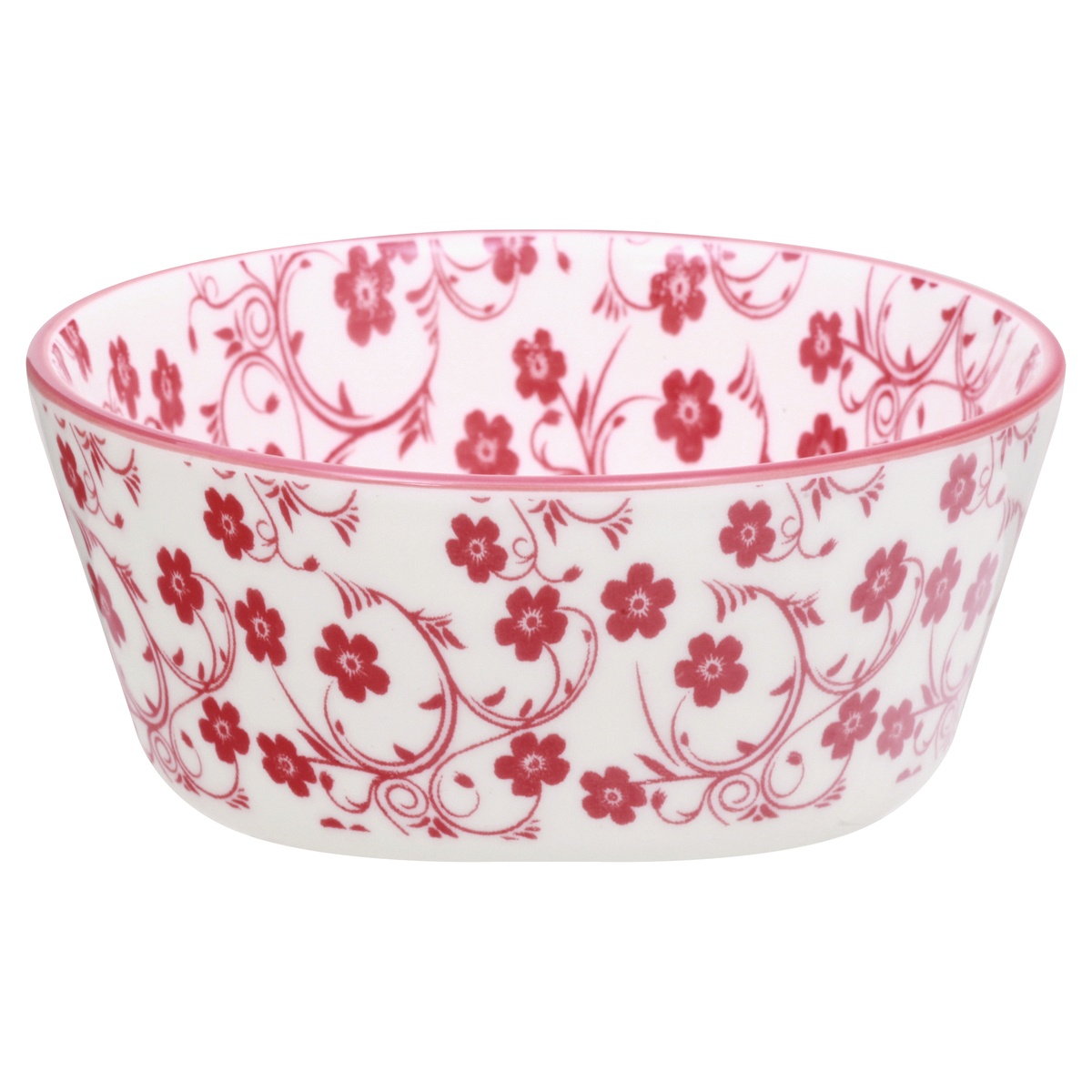 slide 1 of 1, Kitchen & Table Ramekin Red Bandana Floral, 1 ct