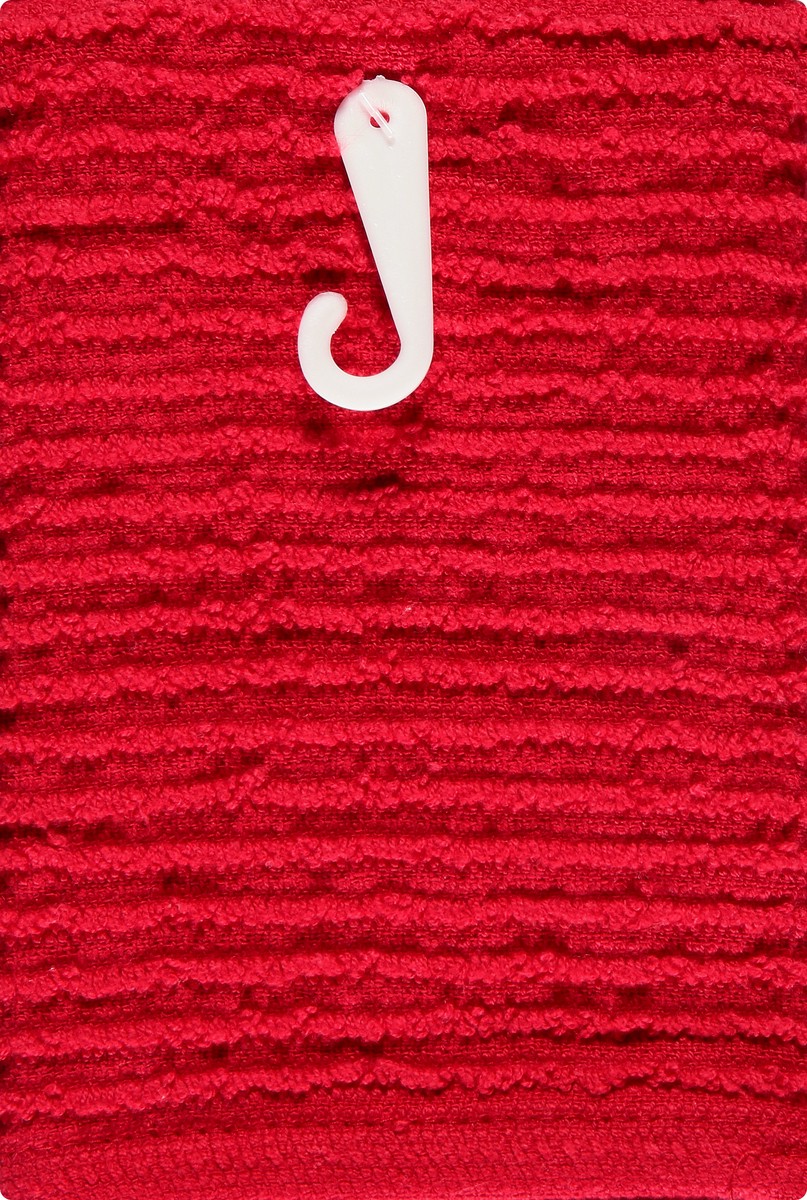 slide 2 of 9, MÜkitchen Ruby 100% Cotton Ridged Texture Dishcloth 1 ea, 1 ct
