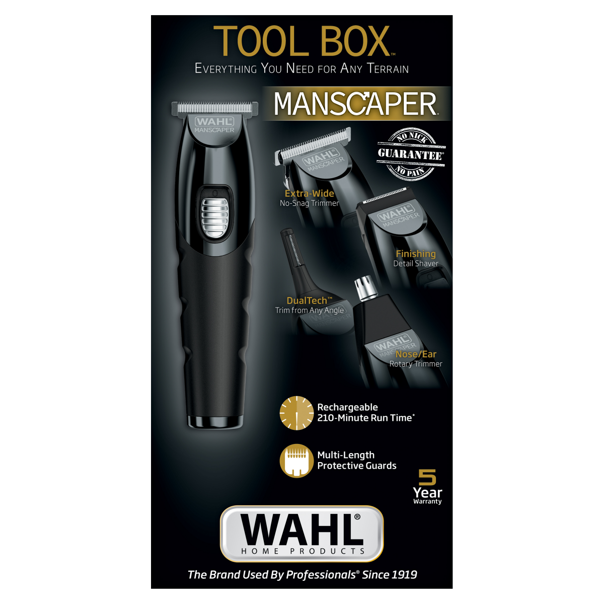 slide 1 of 1, Wahl Manscaper Tool Box Trimmer Set, 1 ct