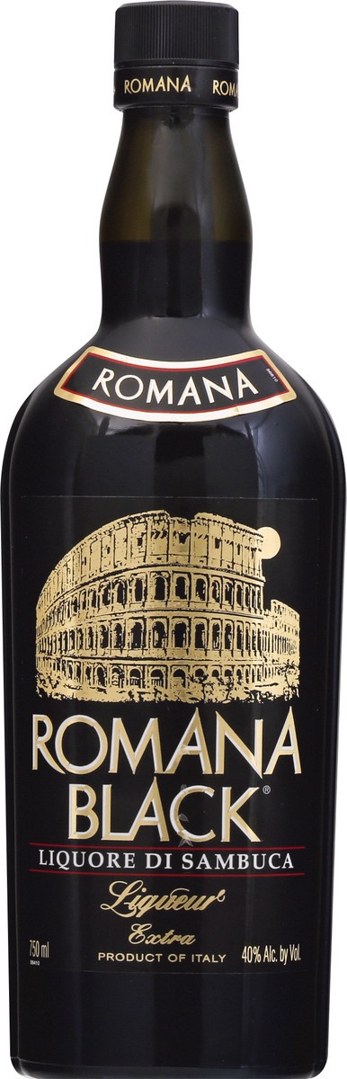 slide 1 of 2, Romana Black Liqueur 750ml 80 Proof, 750 ml