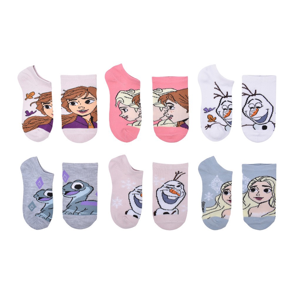 slide 2 of 6, 6pk Frozen 2 Friends Are Forever No Show, 6 ct