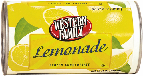 slide 1 of 1, Western Family Lemonade Frozen Concentrate, 12 oz