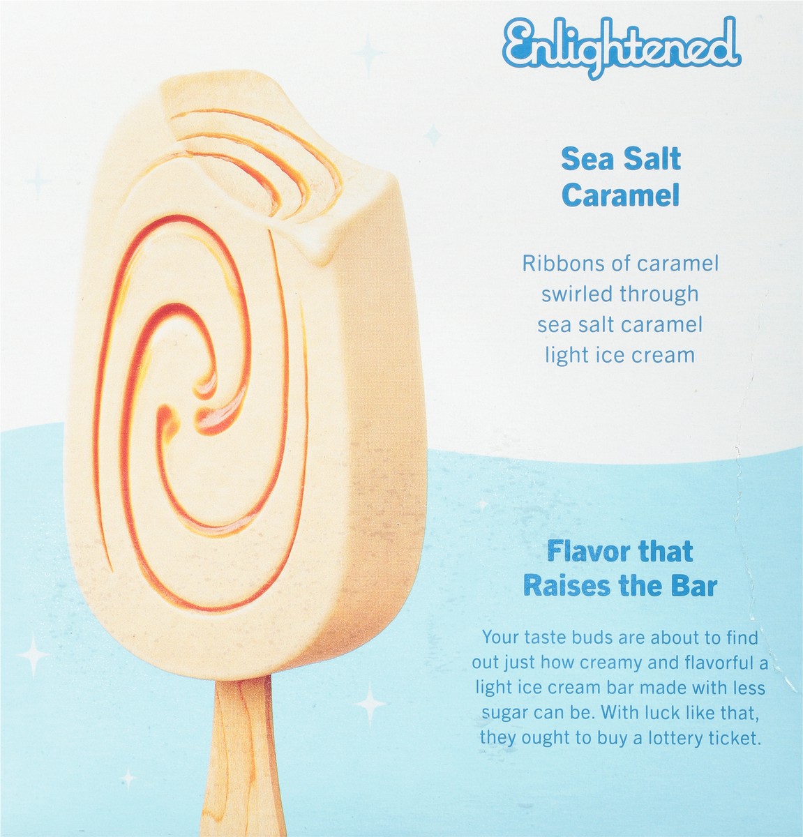 slide 7 of 9, Enlightened Light Sea Salt Caramel Ice Cream Bars 4 - 3.5 fl oz, 4 ct