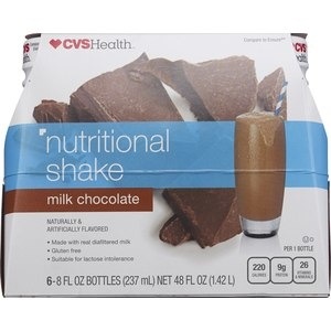slide 1 of 1, CVS Health Nutritional Liquid Shake 48 Oz, Milk Chocolate, 48 oz