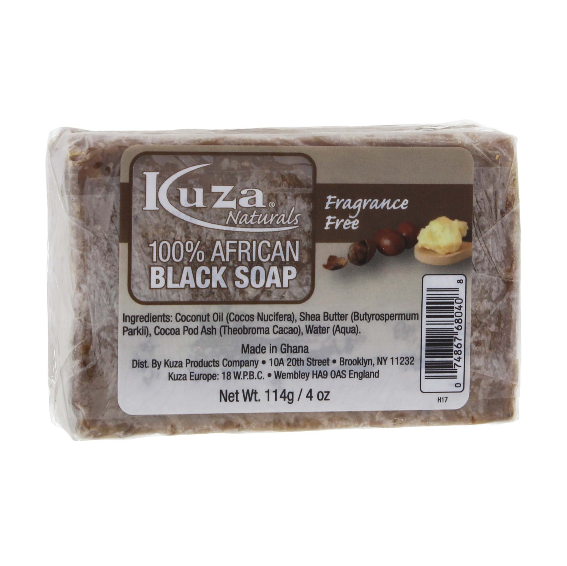 slide 1 of 1, Kuza Black Soap, 100% African, 114 gram