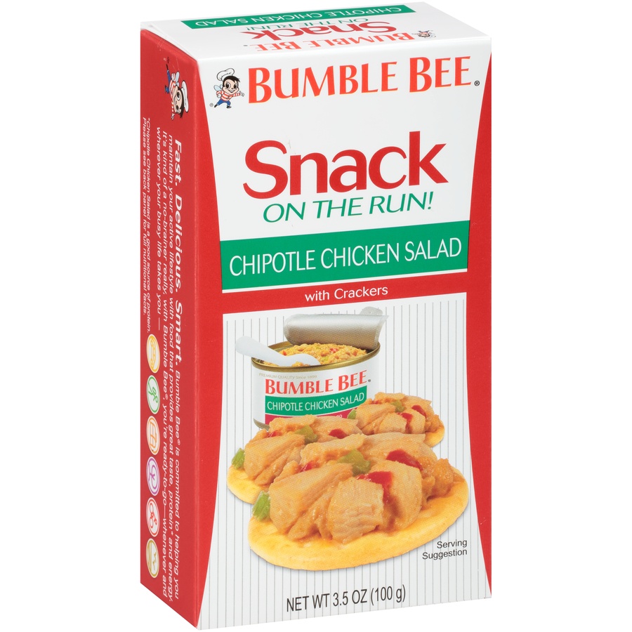 slide 2 of 8, Bumble Bee Snack on the Run Chipotle Chicken Kit, 3.5 oz