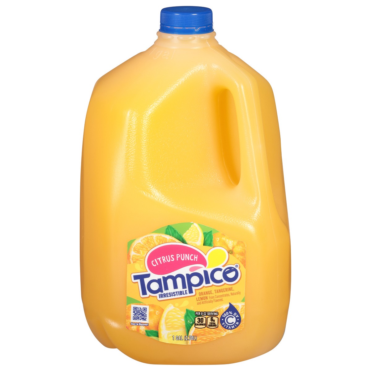 slide 1 of 13, Tampico Citrus Punch, 128 fl oz