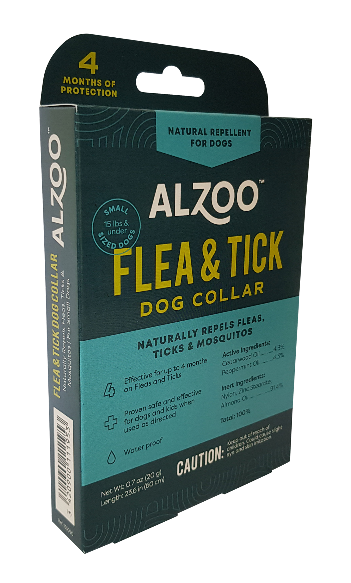 slide 2 of 2, Alzoo All Natural Flea And Tick Pet Dog Collar, 1 ct