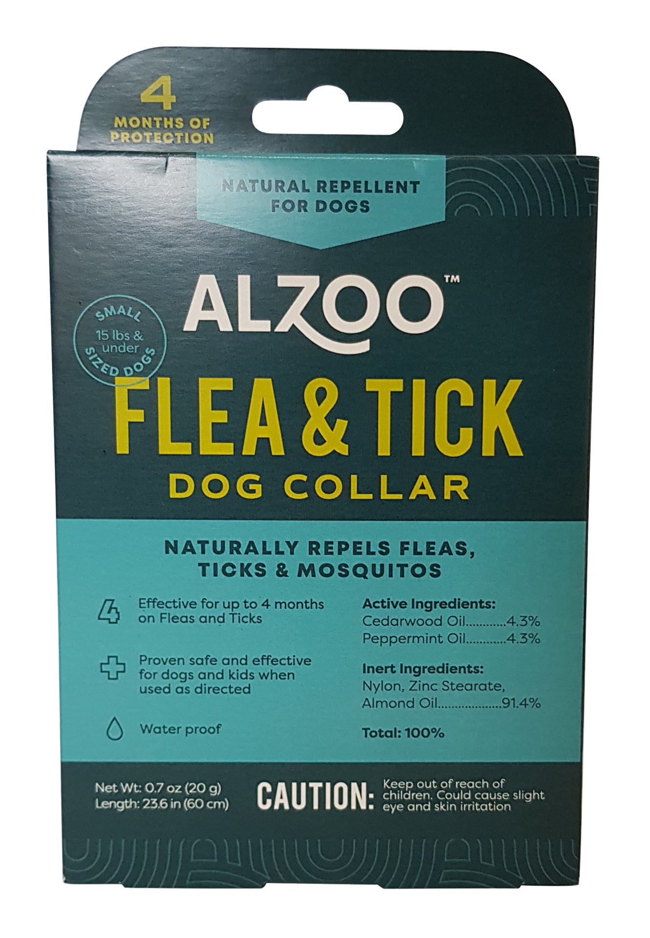 slide 1 of 2, Alzoo All Natural Flea And Tick Pet Dog Collar, 1 ct