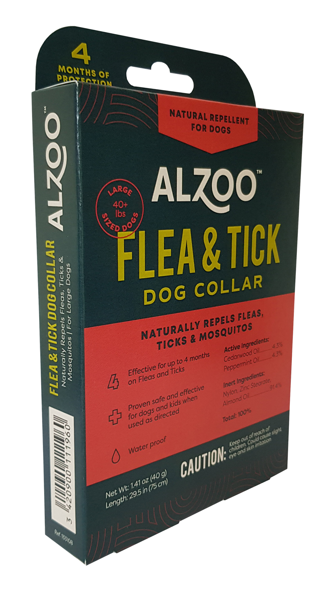 slide 2 of 2, Alzoo All Natural Pet Dog Flea And Tick Collar, 1 ct