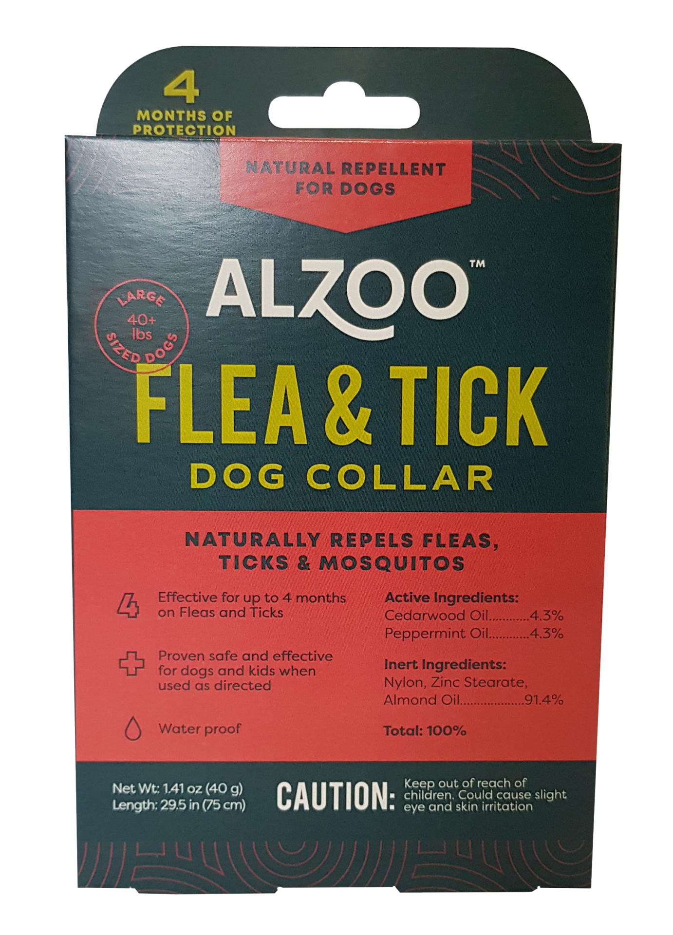 slide 1 of 2, Alzoo All Natural Pet Dog Flea And Tick Collar, 1 ct