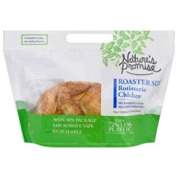 Nature's Promise Roaster Size Rotisserie Chicken Fully Cooked (Cold)
