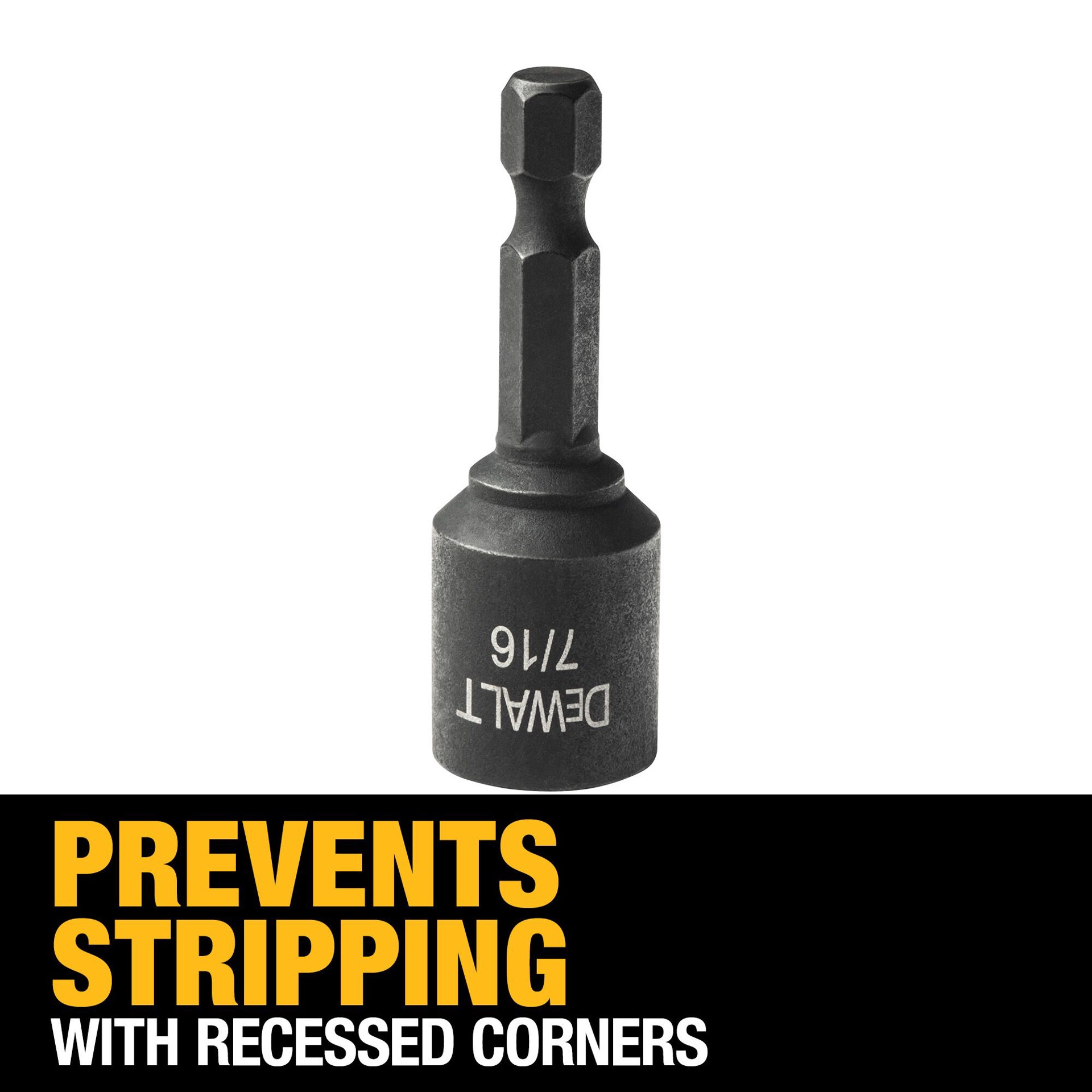 slide 3 of 6, DEWALT FlexTorq 7/16-in x 2-in Nutsetter Impact Driver Bit, 1 ct