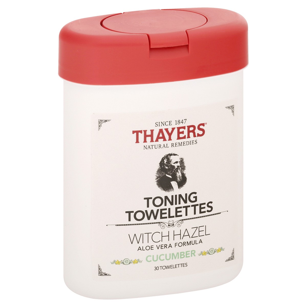 slide 2 of 9, Thayers Witch Hazel Cucumber Toning Towelettes 30 ea, 30 ct