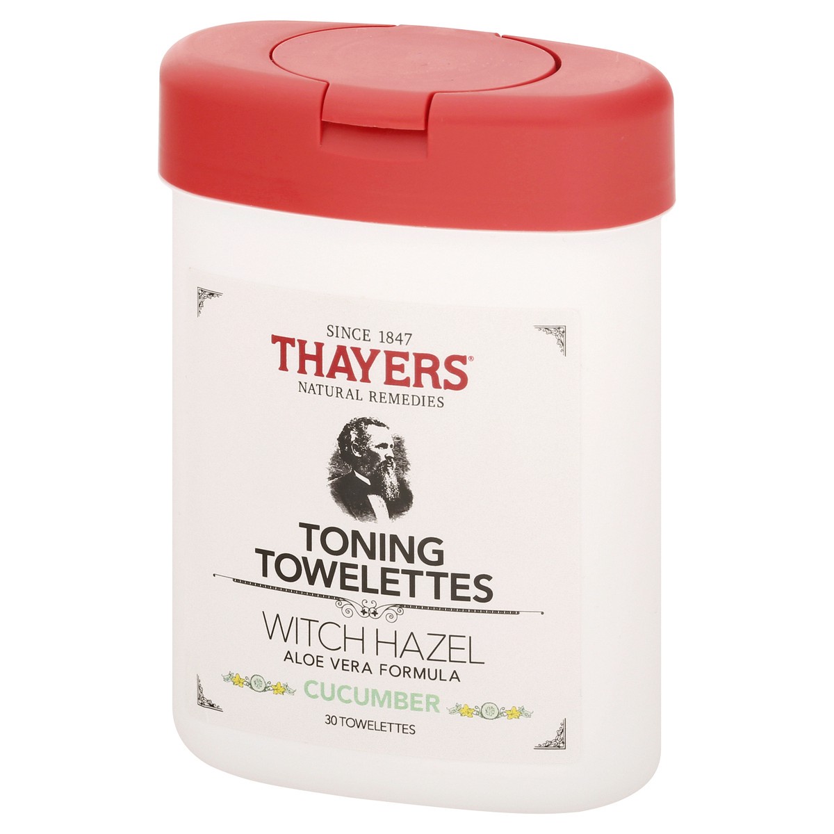 slide 3 of 9, Thayers Witch Hazel Cucumber Toning Towelettes 30 ea, 30 ct