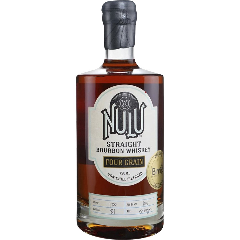 slide 1 of 1, Nulu Four Grain Strght Bbn Brlsel, 750 ml