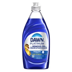 Dawn Platinum Fresh Rain Dish Detergent 13 oz
