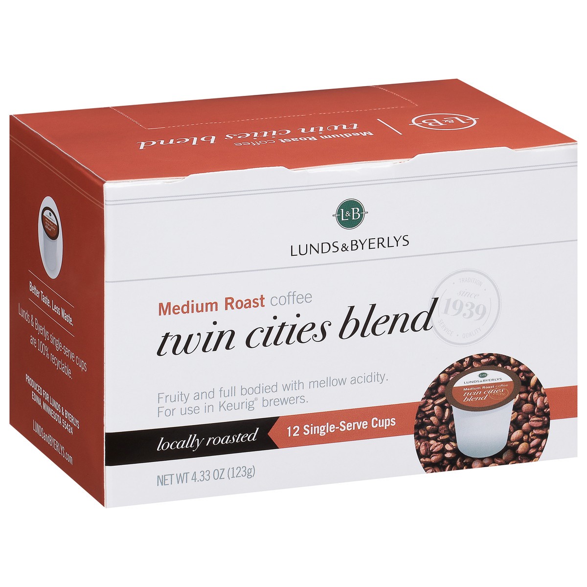 slide 5 of 9, Lunds & Byerlys Single-Serve Cups Medium Roast Twin Cities Blend Coffee - 12 ct, 12 ct