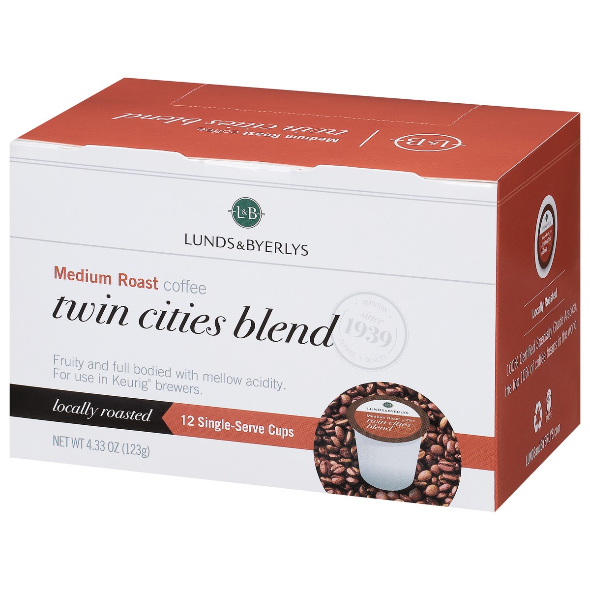 slide 8 of 9, Lunds & Byerlys Single-Serve Cups Medium Roast Twin Cities Blend Coffee - 12 ct, 12 ct