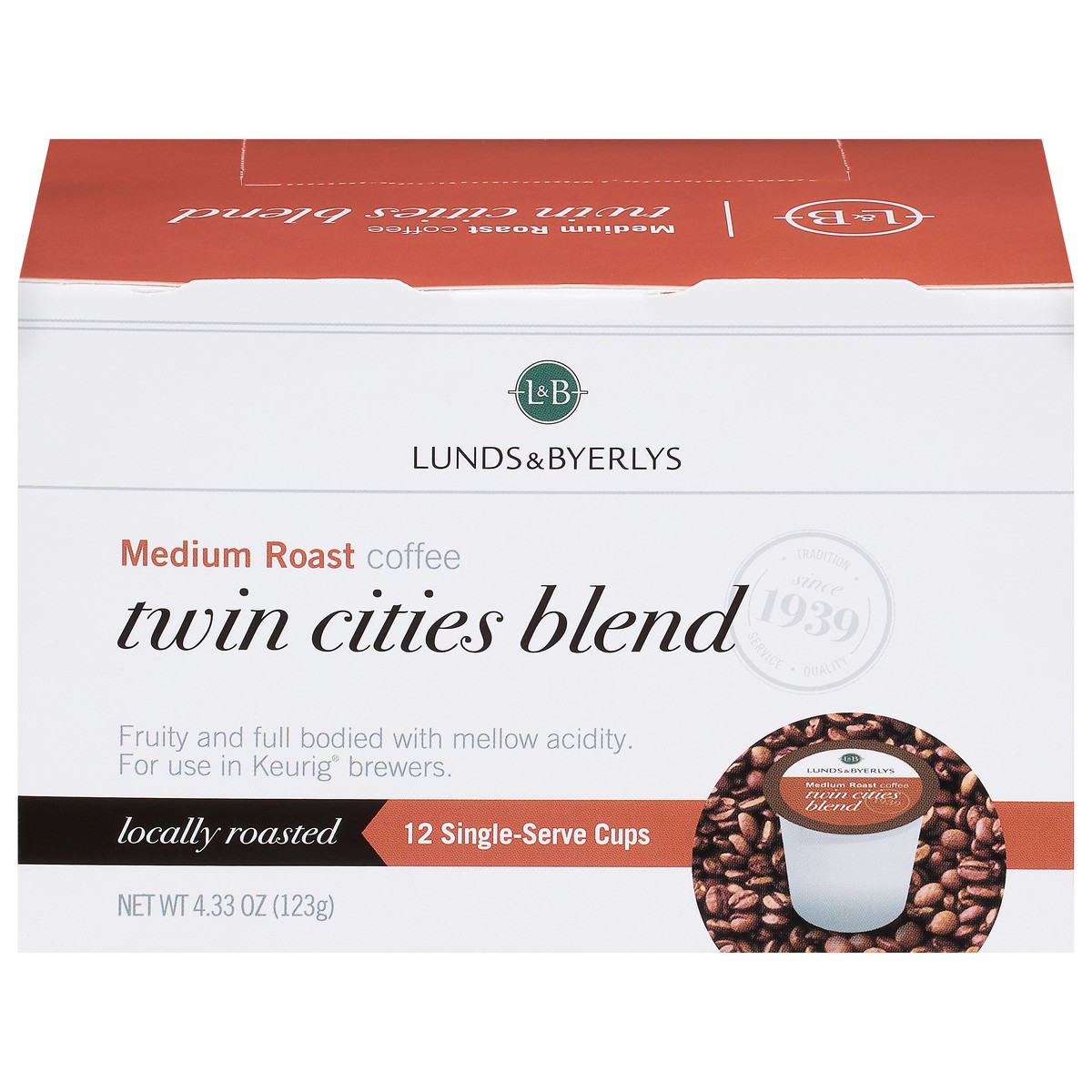 slide 1 of 9, Lunds & Byerlys Single-Serve Cups Medium Roast Twin Cities Blend Coffee - 12 ct, 12 ct