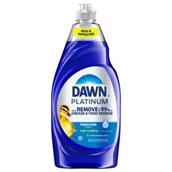 Dawn Platinum Fresh Rain Dish Detergent 24 oz